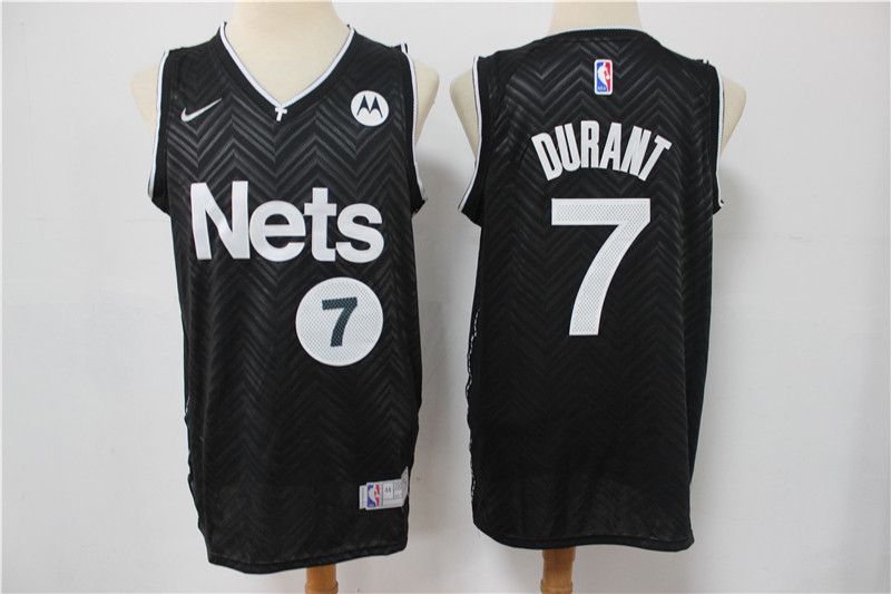 Men Brooklyn Nets #7 Durant Black 2021 Nike Playoff bonus NBA Jersey->brooklyn nets->NBA Jersey